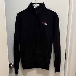 Champion brand Northeastern University NUin Black Quarter-Zip Sweatshirt
